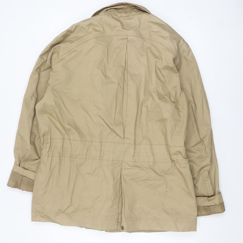 Timberland Men's Beige Waterproof Military Jacket Size L
