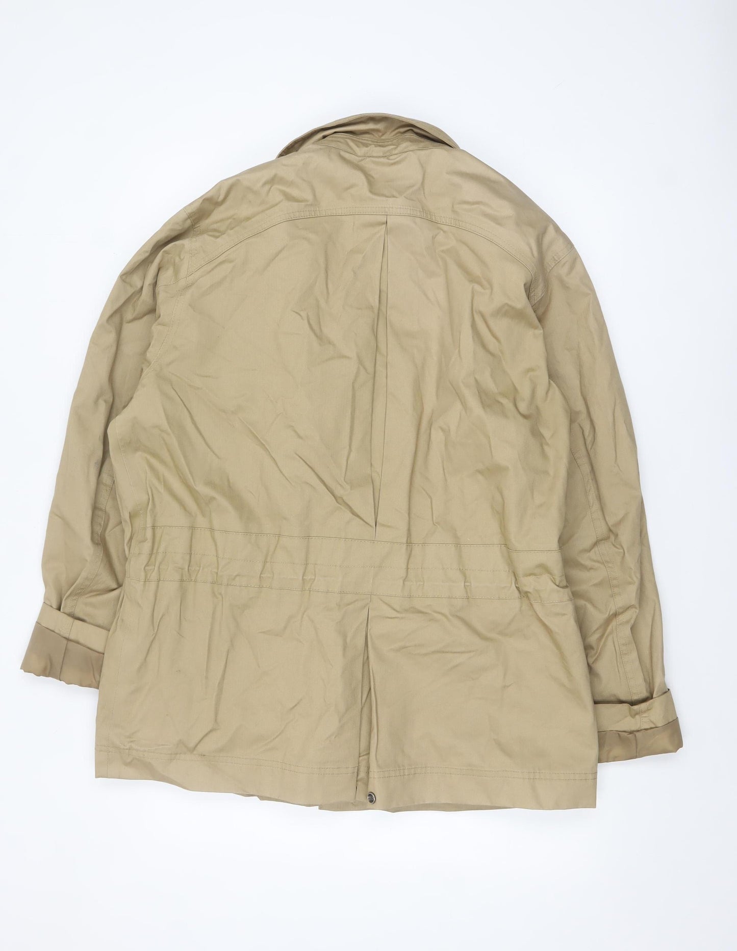 Timberland Men's Beige Waterproof Military Jacket Size L