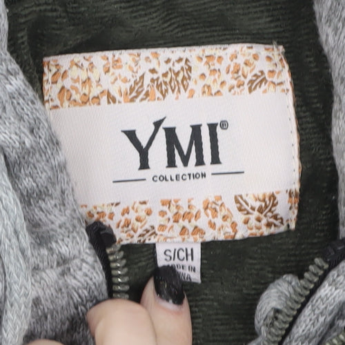 YMI Women's Green Hooded Puffer Jacket Size S