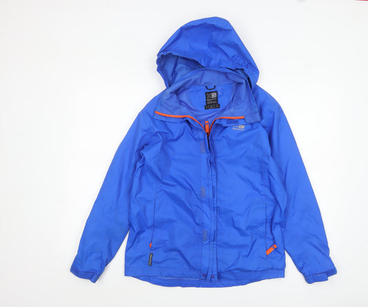 Karrimor Boys Blue Waterproof Hooded Rain Jacket 13 Years
