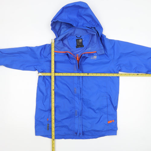 Karrimor Boys Blue Waterproof Hooded Rain Jacket 13 Years