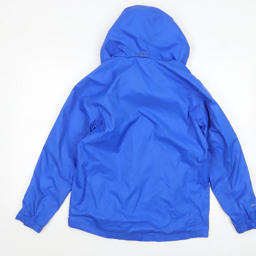 Karrimor Boys Blue Waterproof Hooded Rain Jacket 13 Years