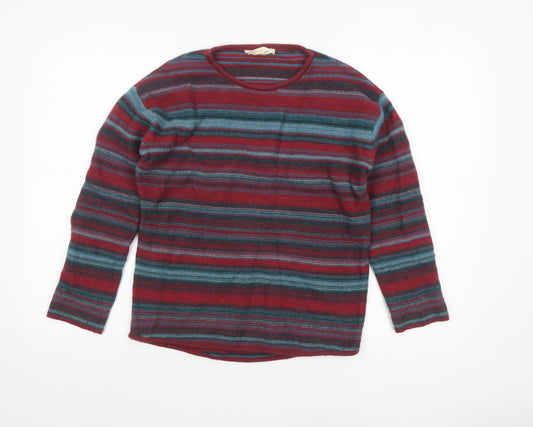 Seasalt Cornwall Women’s Multicoloured Wool Striped Jumper UK 10