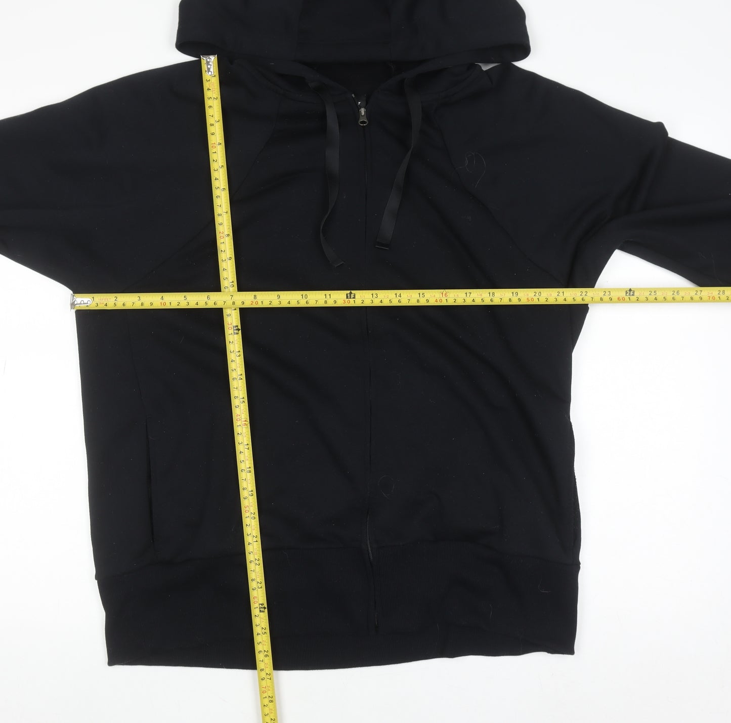 Nike Men's Black Dri-Fit Full Zip Hoodie Size L Polyester