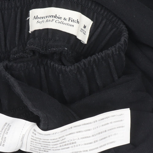 Abercrombie & Fitch Women's Black M Elastic Waist Sweatpants