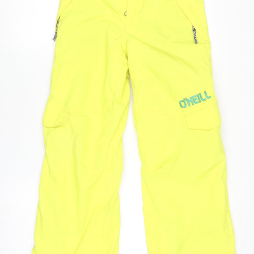 O'Neill Womens Yellow Snow Pants Size 14 Waterproof Insulated Trousers