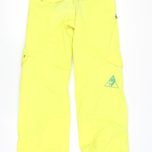 O'Neill Womens Yellow Snow Pants Size 14 Waterproof Insulated Trousers