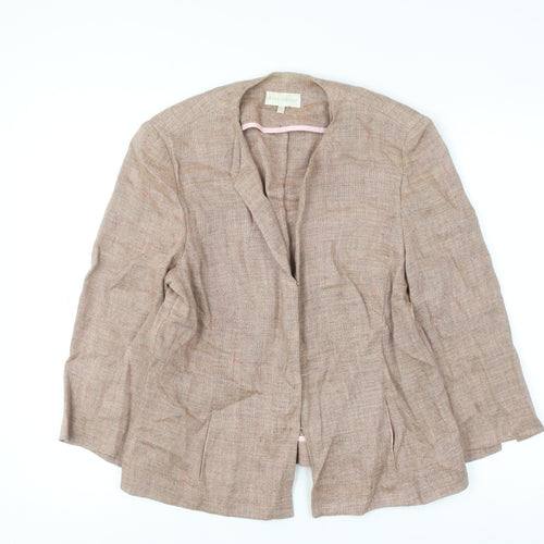 Austin Reed Women’s Beige Linen Suit Jacket Size M Classic Style