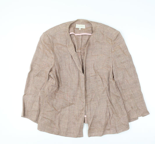 Austin Reed Women’s Beige Linen Suit Jacket Size M Classic Style
