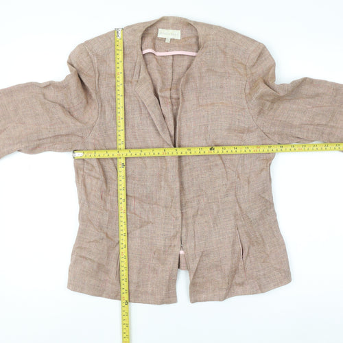 Austin Reed Women’s Beige Linen Suit Jacket Size M Classic Style