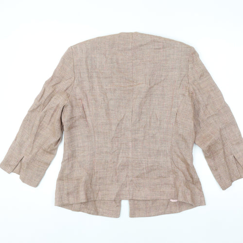 Austin Reed Women’s Beige Linen Suit Jacket Size M Classic Style