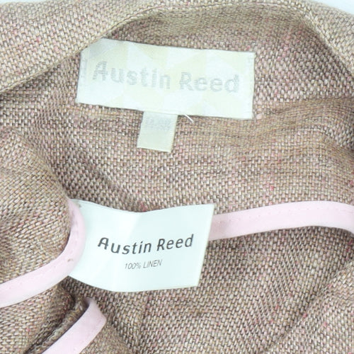 Austin Reed Women’s Beige Linen Suit Jacket Size M Classic Style