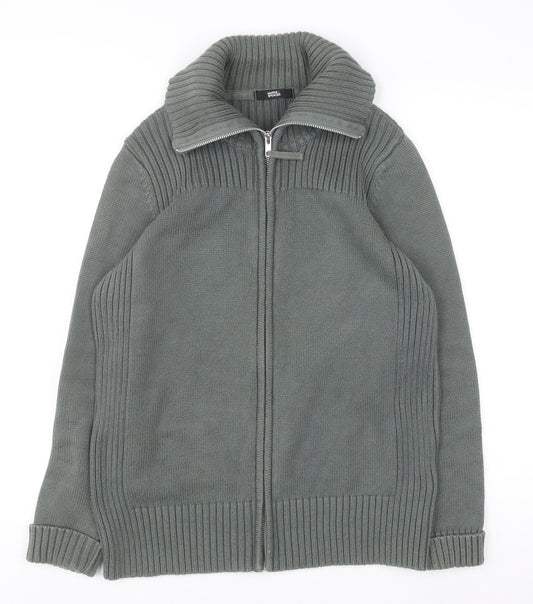 Marks and Spencer Women Bayleaf Full Zip Hoodie UK 18 Cotton Knit