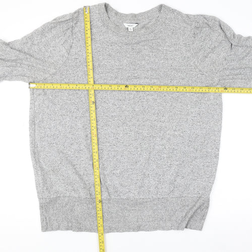 Next Women Grey XL Crew Neck Long Sleeve Pullover Jumper