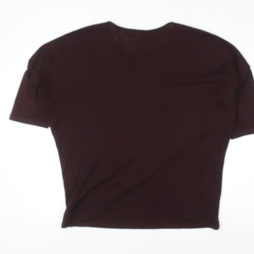 Apricot Women’s Brown Wrap Knit 3/4 Sleeve Top Size 14