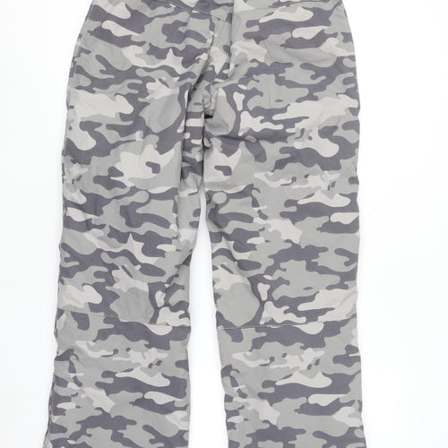 Crane Boys Grey Camouflage Waterproof Snow Pants 13-14 Years