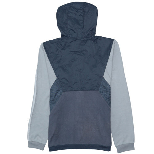 Adidas Men’s Blue Full Zip Hoodie Jacket Size S Sports Style