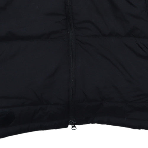Puma Men's Black Long Hooded Puffer Coat Size S