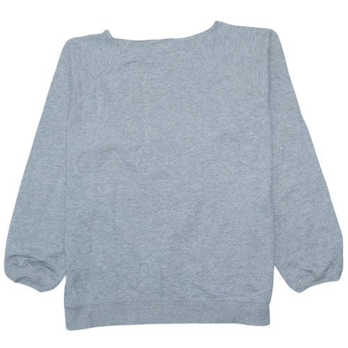 Levi's Women's Grey Crew Neck Pullover Sweatshirt XL USA Logo