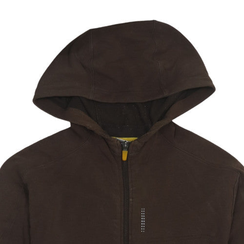 Nike Men's Brown Full Zip Fleece Hoodie Size M