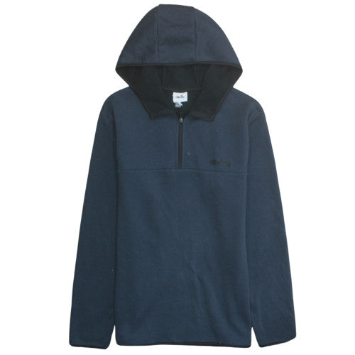 Ellesse Men’s Blue Fleece Pullover Hoodie Size M 1/2 Zip Lightweight