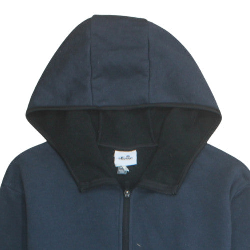 Ellesse Men’s Blue Fleece Pullover Hoodie Size M 1/2 Zip Lightweight