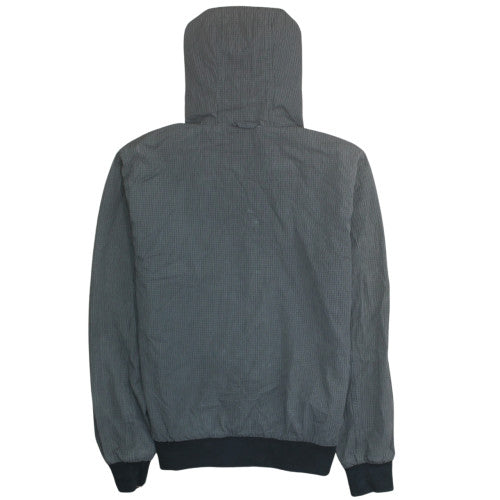 Carhartt Men's Grey Cotton Hooded Full Zip Work Jacket M