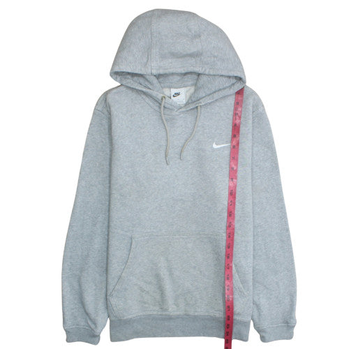 Nike Men's Grey Pullover Hoodie Medium Fleece Lined Classic Fit