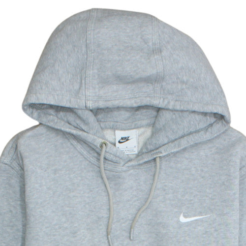 Nike Men's Grey Pullover Hoodie Medium Fleece Lined Classic Fit