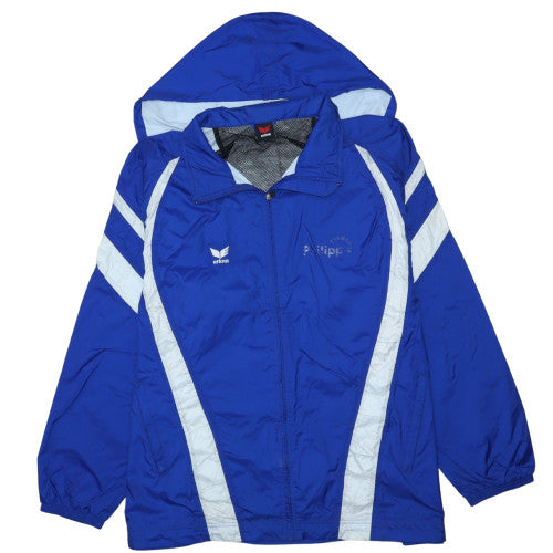 Erima Men’s Blue 2XL Windbreaker Sports Hooded Jacket