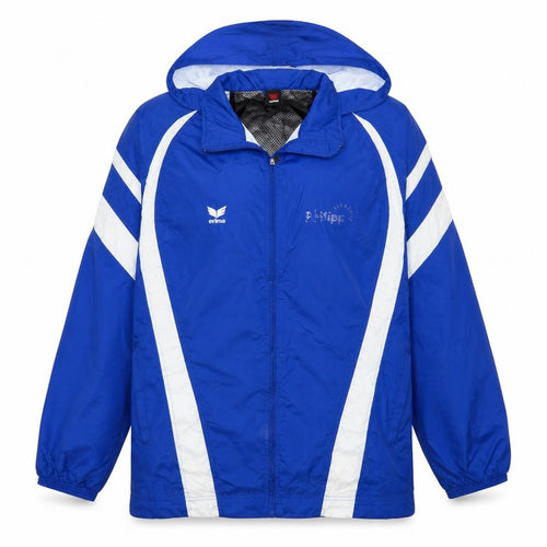 Erima Men’s Blue 2XL Windbreaker Sports Hooded Jacket