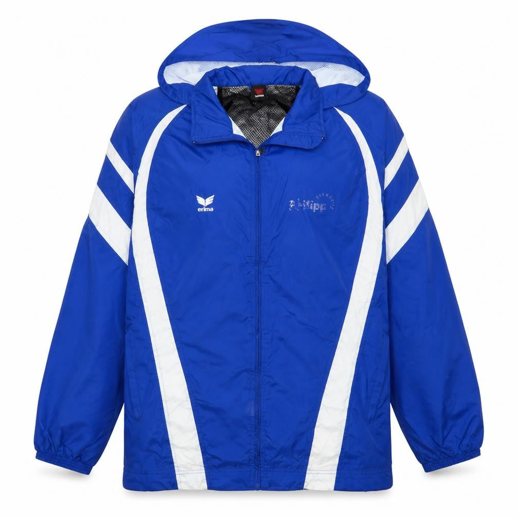 Erima Men’s Blue 2XL Windbreaker Sports Hooded Jacket