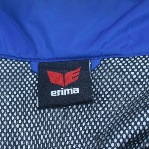 Erima Men’s Blue 2XL Windbreaker Sports Hooded Jacket