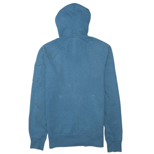 Nike Men's Blue Full Zip Hoodie S Sportswear Cotton