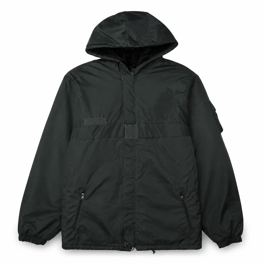 Trevois International Men's Green Hooded Parka Jacket L Winter Outdoor