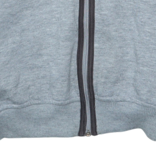 Umbro Men's Grey Full Zip Hoodie Size M Regular Fit Sportswear