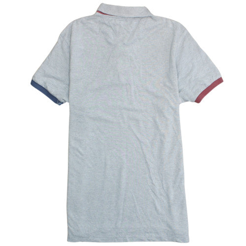 Hilfiger Denim Men's Grey XL Regular Fit Cotton Polo Shirt