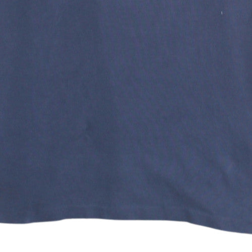 Ralph Lauren Men's Blue Custom Fit Polo Shirt Size M
