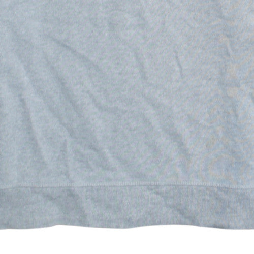 Adidas Mens Grey Crew Neck Pullover Sweatshirt XS Trefoil Logo