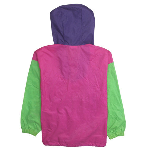 K-Way Womens Multicoloured XS Hooded Anorak Waterproof Jacket