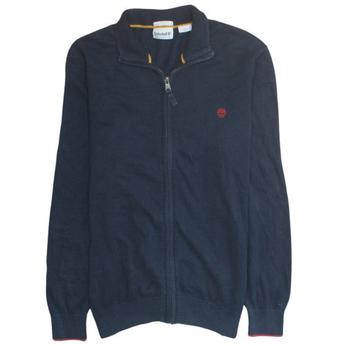 Timberland Men's Blue Cotton Full Zip Sweatshirt L