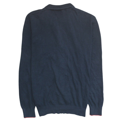 Timberland Men's Blue Cotton Full Zip Sweatshirt L