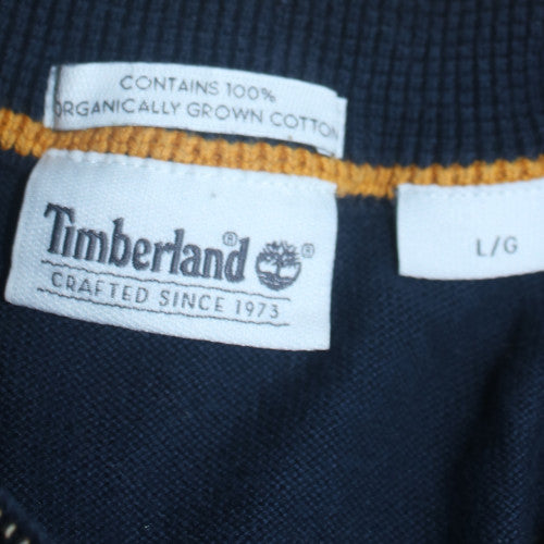 Timberland Men's Blue Cotton Full Zip Sweatshirt L