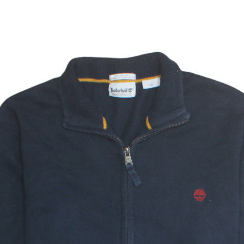 Timberland Men's Blue Cotton Full Zip Sweatshirt L