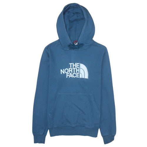 The North Face Men's Blue Pullover Hoodie Medium