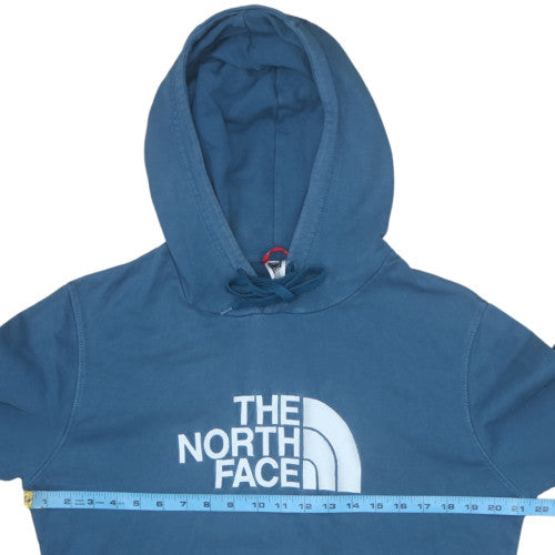 The North Face Men's Blue Pullover Hoodie Medium