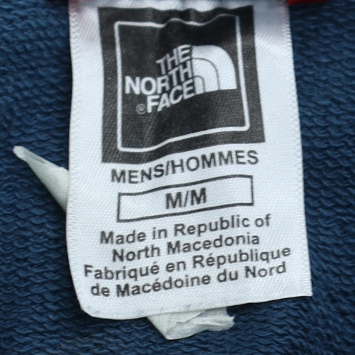 The North Face Men's Blue Pullover Hoodie Medium