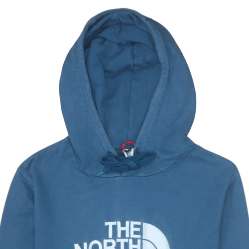 The North Face Men's Blue Pullover Hoodie Medium