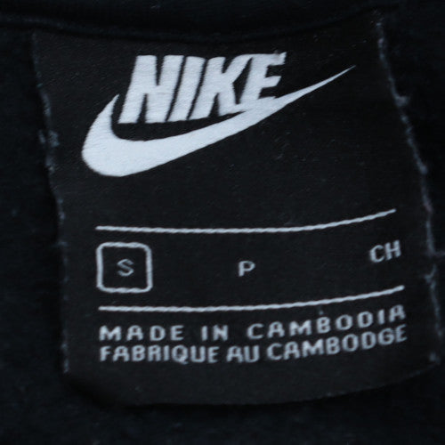 Nike Men's Black Pullover Hoodie Small Fleece Regular Fit