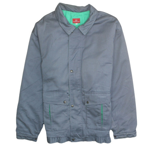 Adolphe Lafont Mens Grey Workwear Jacket Size L Cotton Blend